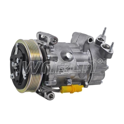 আর.সি.600.418 12 ভোল্ট এয়ার কন্ডিশনার DCP07004 6453QC কম্প্রেসার জন্য PEUGEOT 206/207 CITROEN C3 WXPG002
